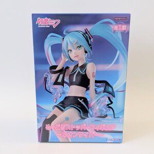 Neon Cyber Hatsune Miku Noodle Stopper Figure by FuRyu